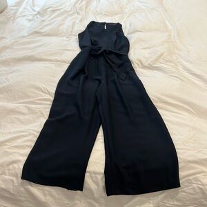 Banana Republic Navy Wide Leg Jumpsuit